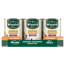 WINALOT® Chicken in Jelly Wet Dog Food Cans 12 pack