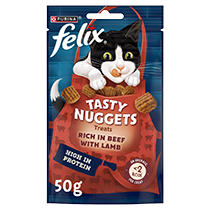 FELIX® Tasty Nuggets Beef and Lamb Cat Treats