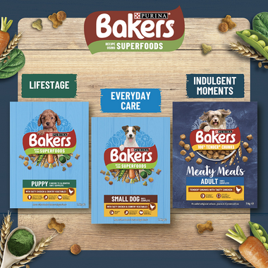 Bakers Superfoods; Lifestage, Everyday Care, Indulgent moments