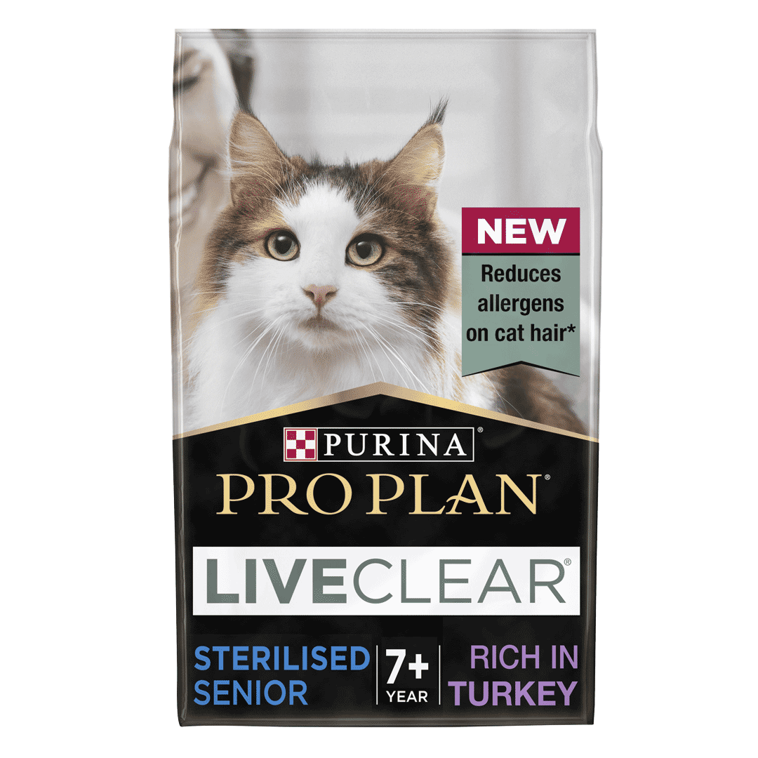 PRO PLAN® Liveclear Sterilised Turkey 7+ Cat Food Purina