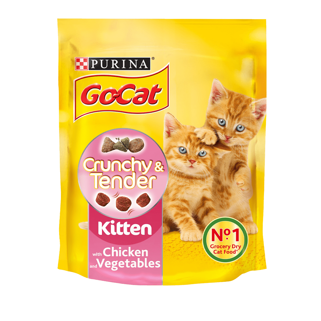 GO-CAT® Crunchy & Tender Kitten Chicken Cat Food | Purina