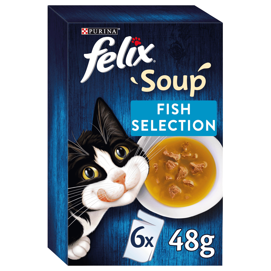 FELIX® Fish Selection Soup Cat Food Purina