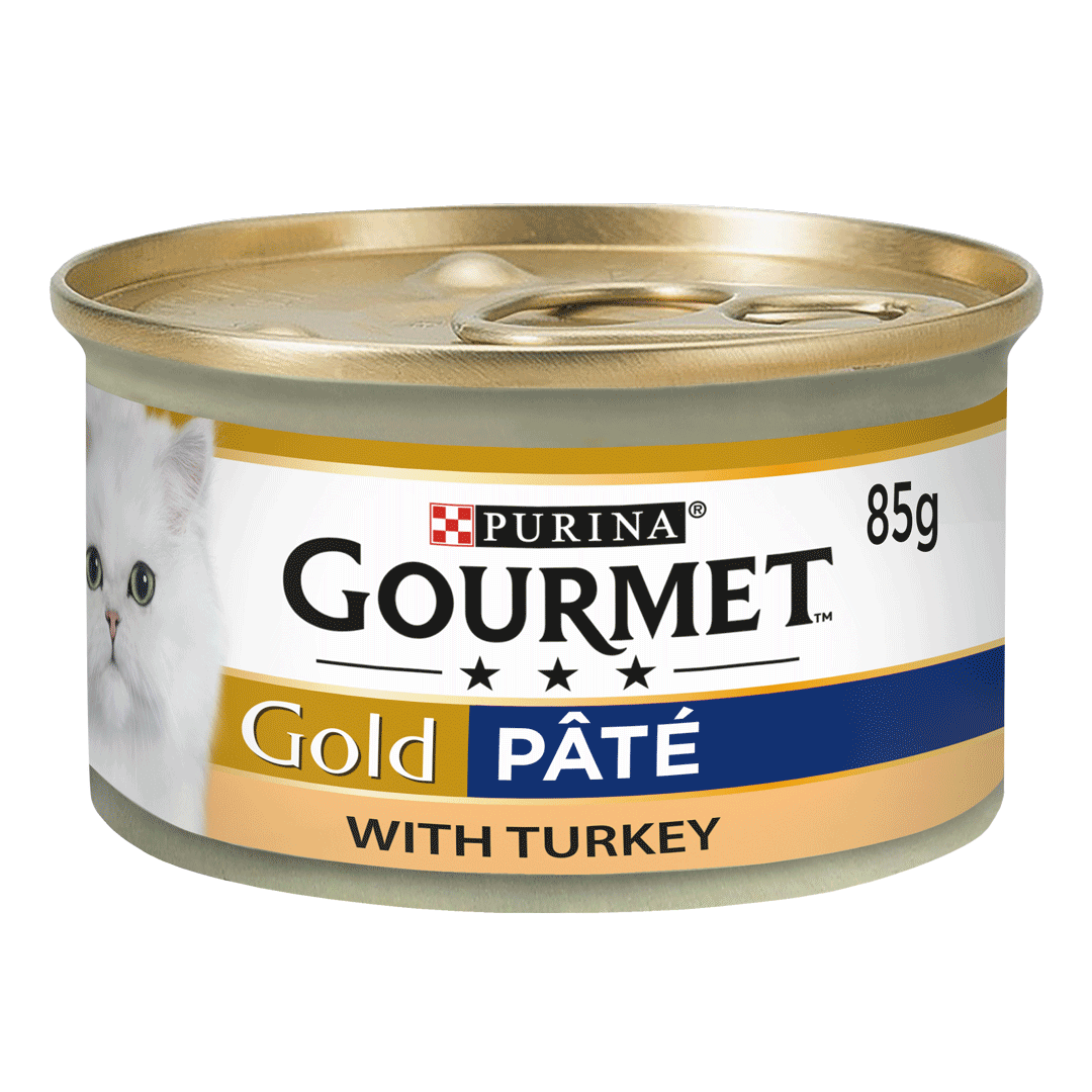 GOURMET® Gold Pate With Turkey Cat Food Purina