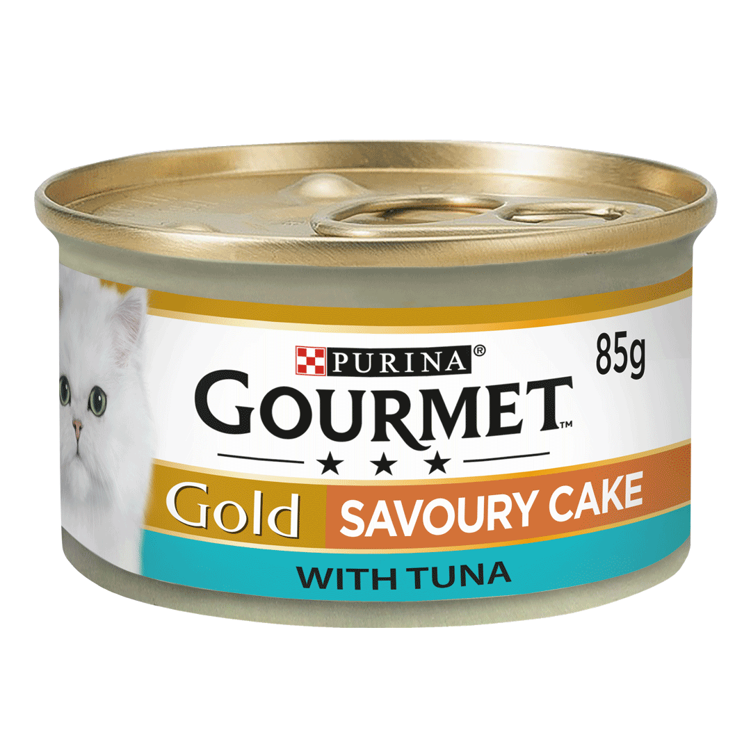GOURMET® Gold Savoury Cake Tuna Cat Food | Purina