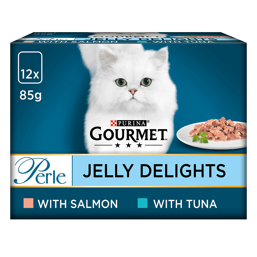 GOURMET® Perle Jelly Delight Fish Cat Food Purina