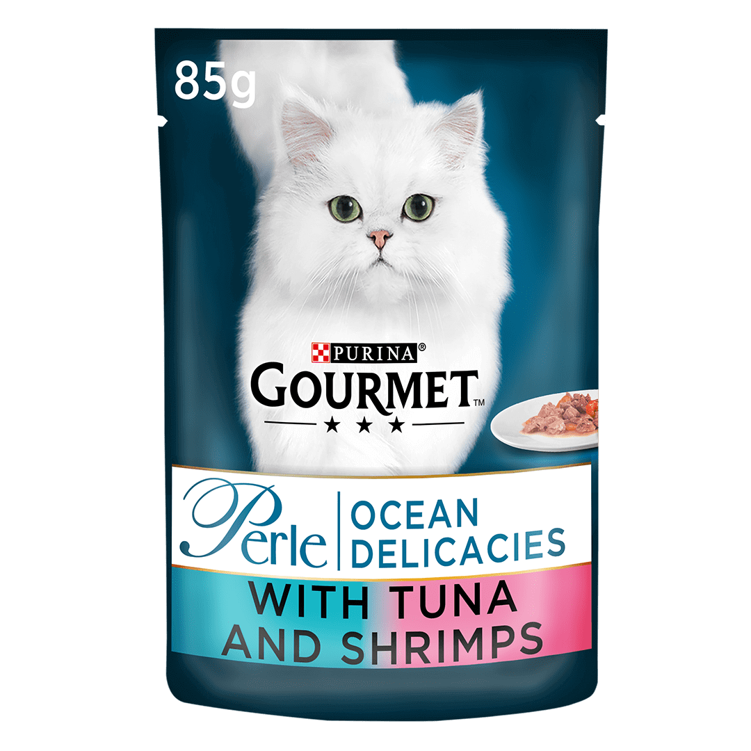 GOURMET® Perle Tuna & Shrimp Cat Food Purina