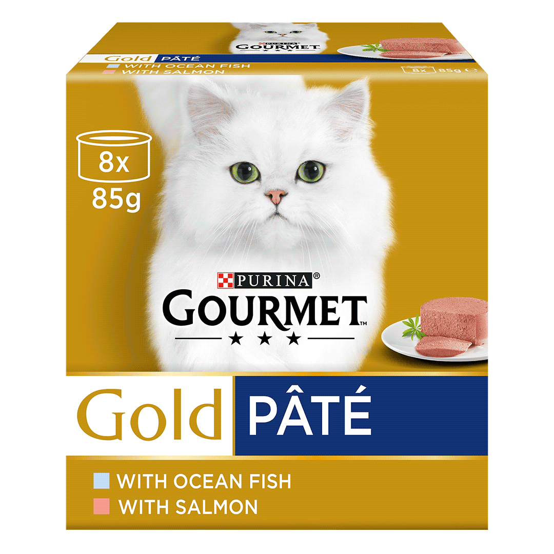 GOURMET® Gold Pate With Fish Senior Cat Food Purina