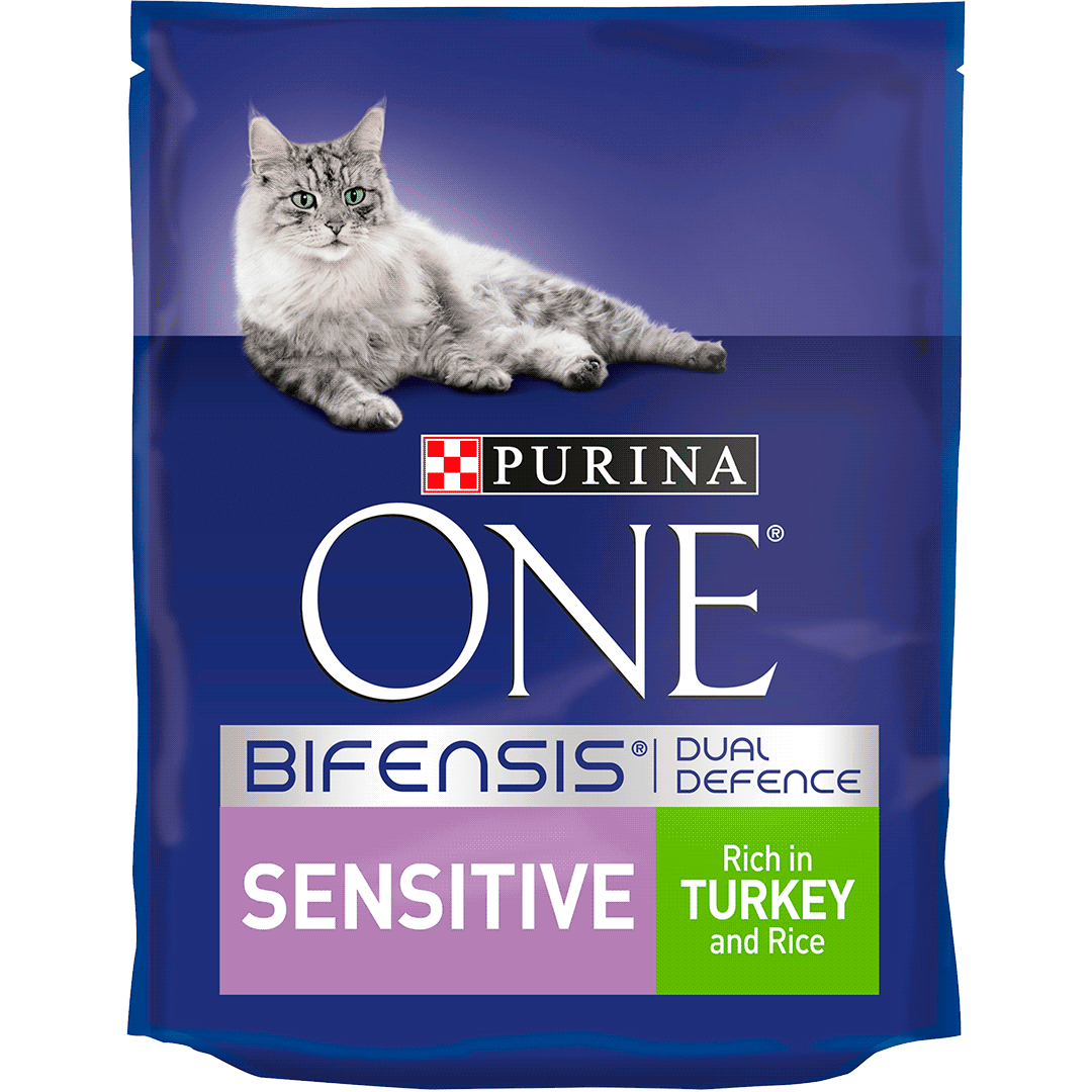 PURINA ONE® Sensitive Rich in Turkey Cat Food Purina