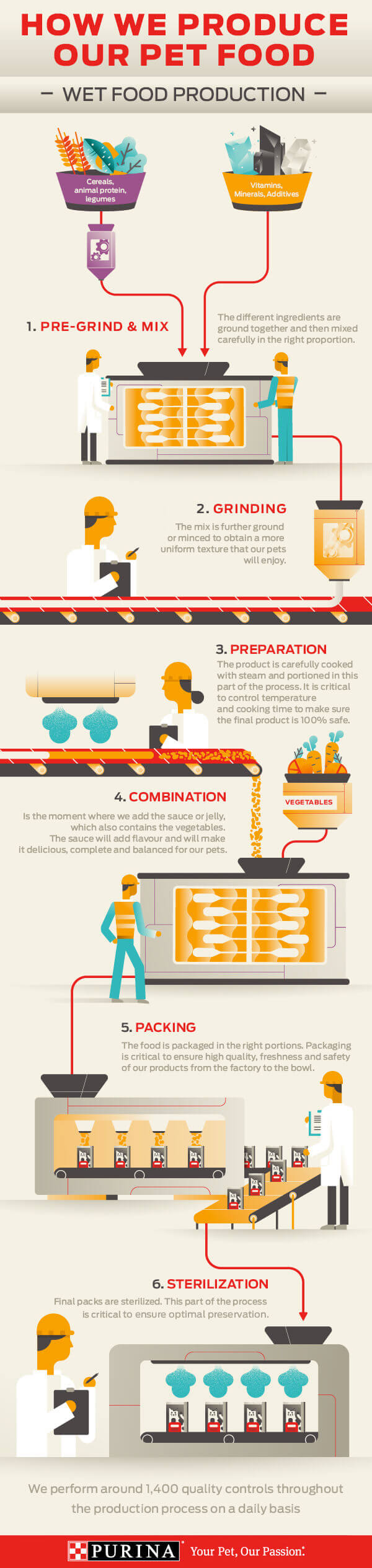 Wet food infographic