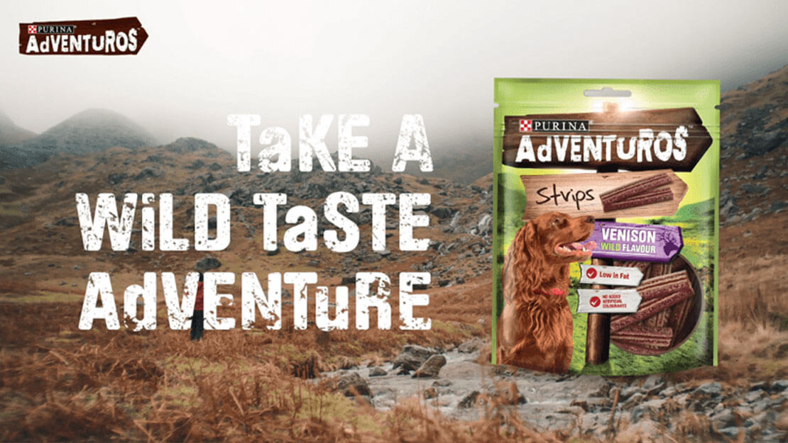 Dog food Adventuros listing page