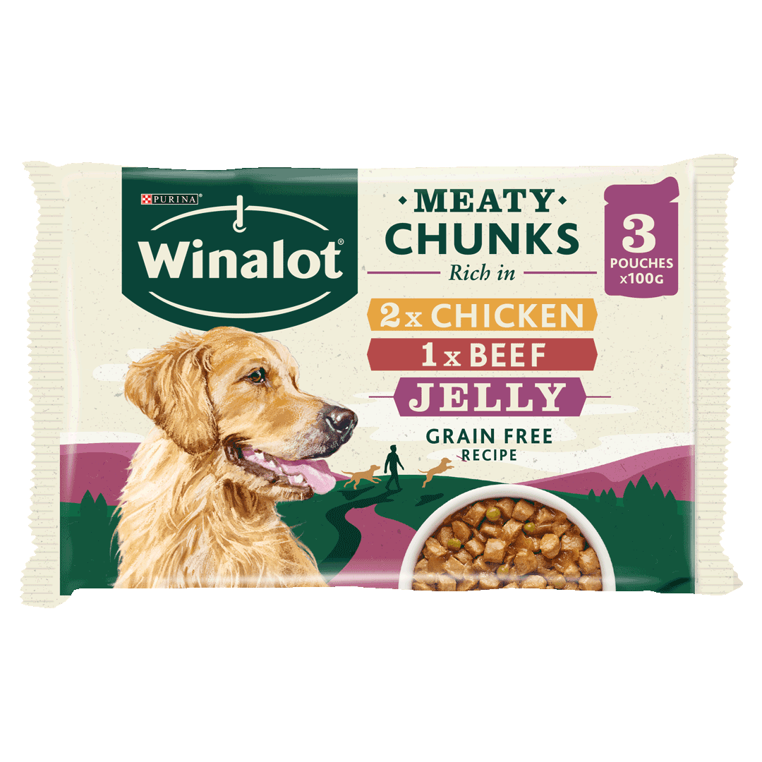 WINALOT® Chicken & Beef in Jelly Wet Dog Food Purina