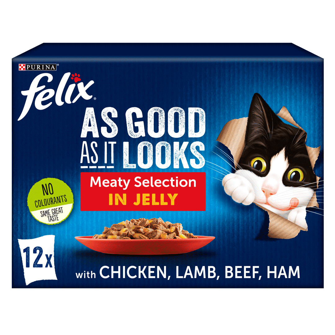 FELIX® As Good As it Looks Meaty Selection Cat Food Purina
