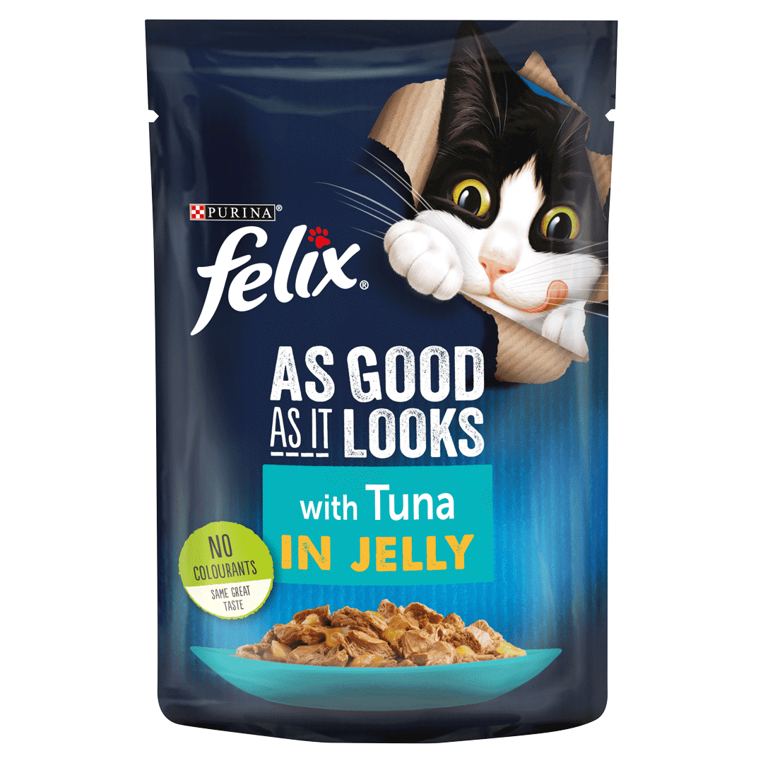 FELIX® As Good As it Looks Tuna in Jelly Wet Cat Food Purina UK