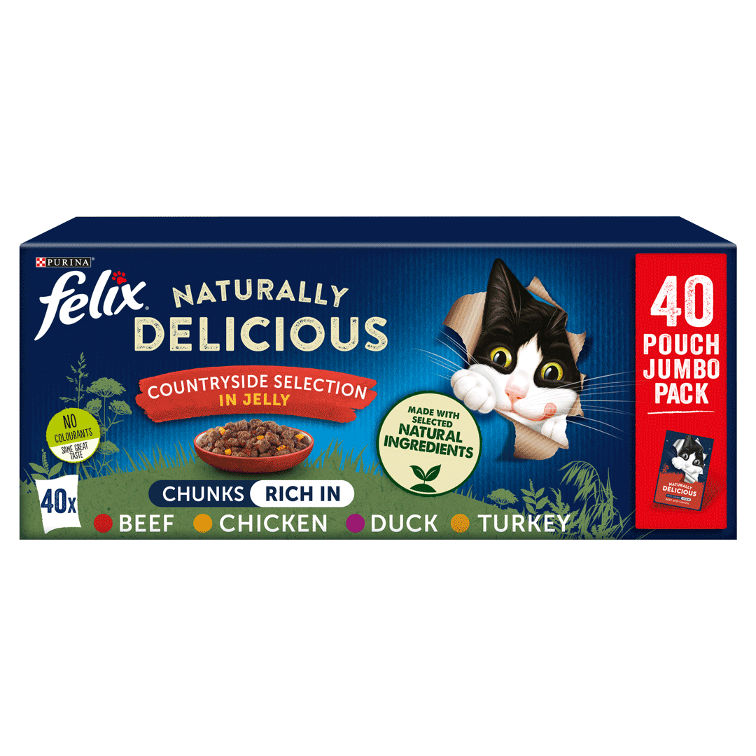 FELIX® Naturally Delicious Wet Cat Food Selection Purina