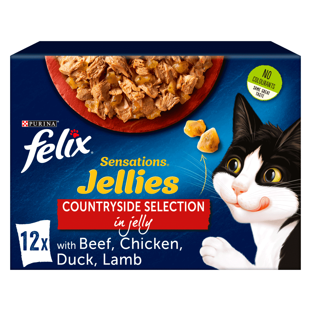 FELIX® Sensations Jellies Countryside Selection Wet Cat Food Purina
