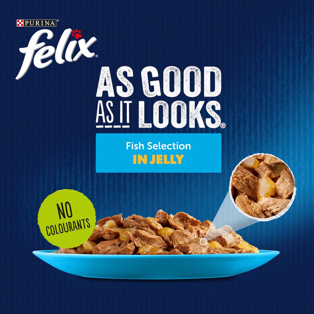 FELIX As Good As it Looks 7 Fish Selection Cat Food Purina