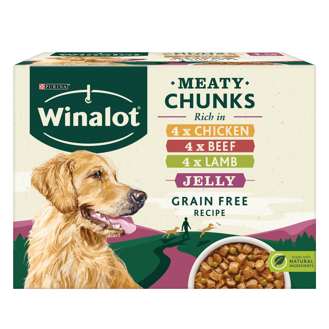 WINALOT® Chicken, Beef & Lamb in Jelly Wet Dog Food | Purina UK