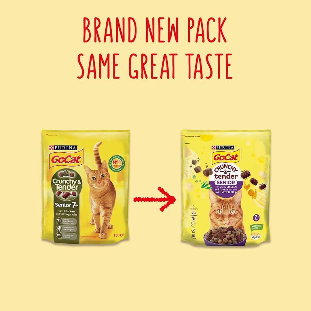 Go cat crunchy and tender 800g 2025