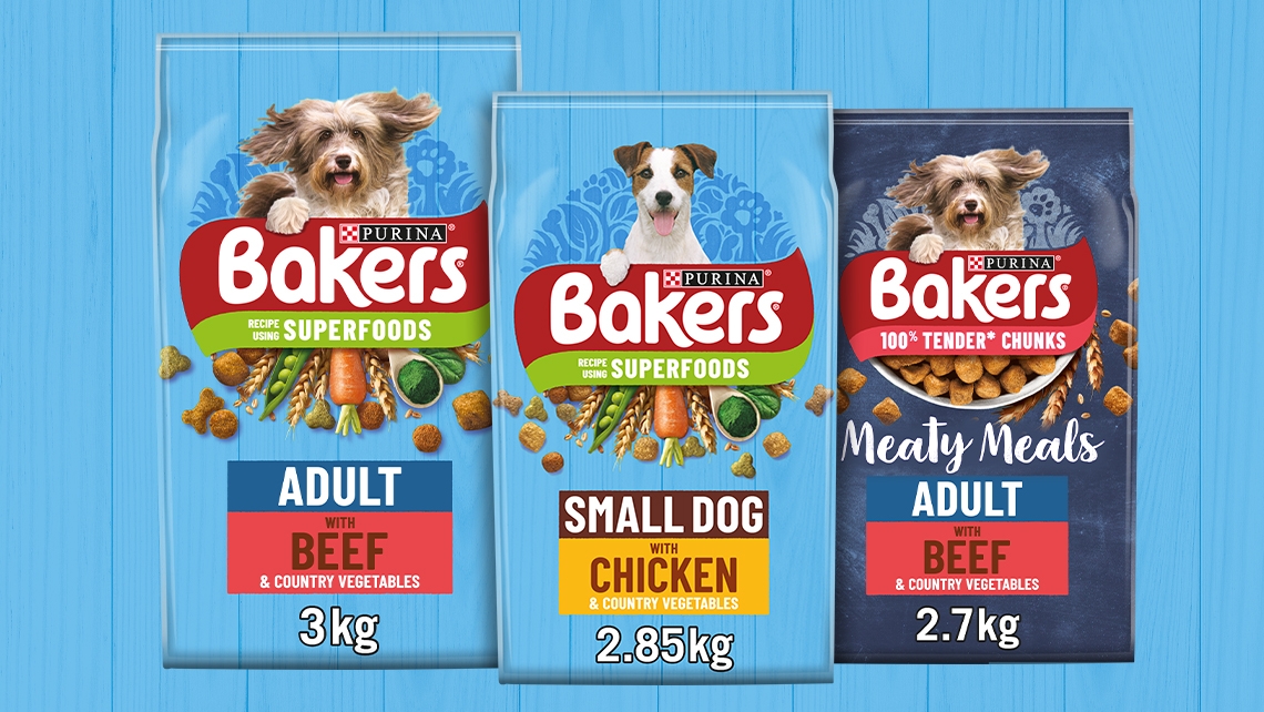Food Chicken Tesco Bakers Meaty Meals Bakers Dog Food Small Dog On