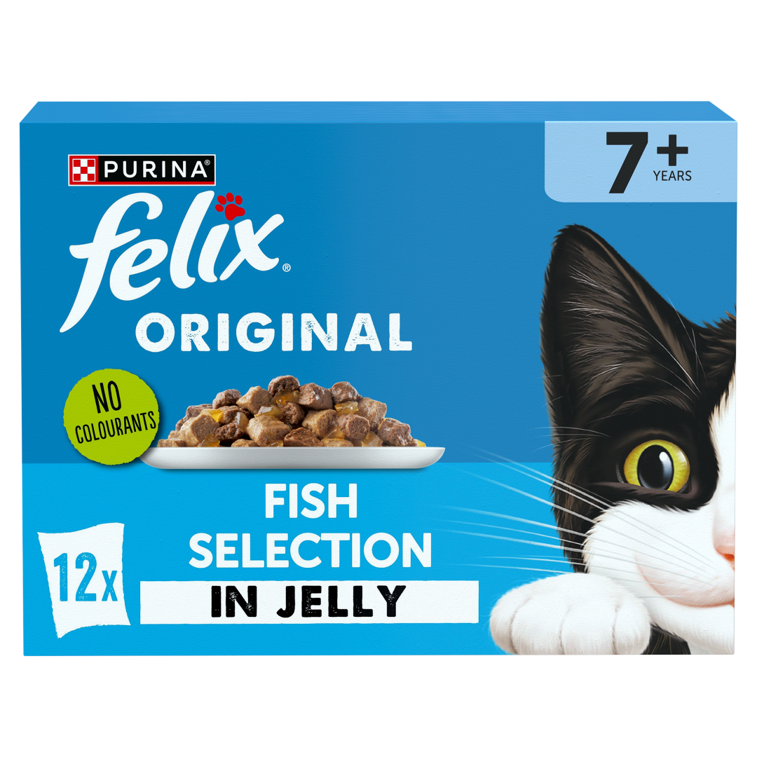 Felix senior cat food top