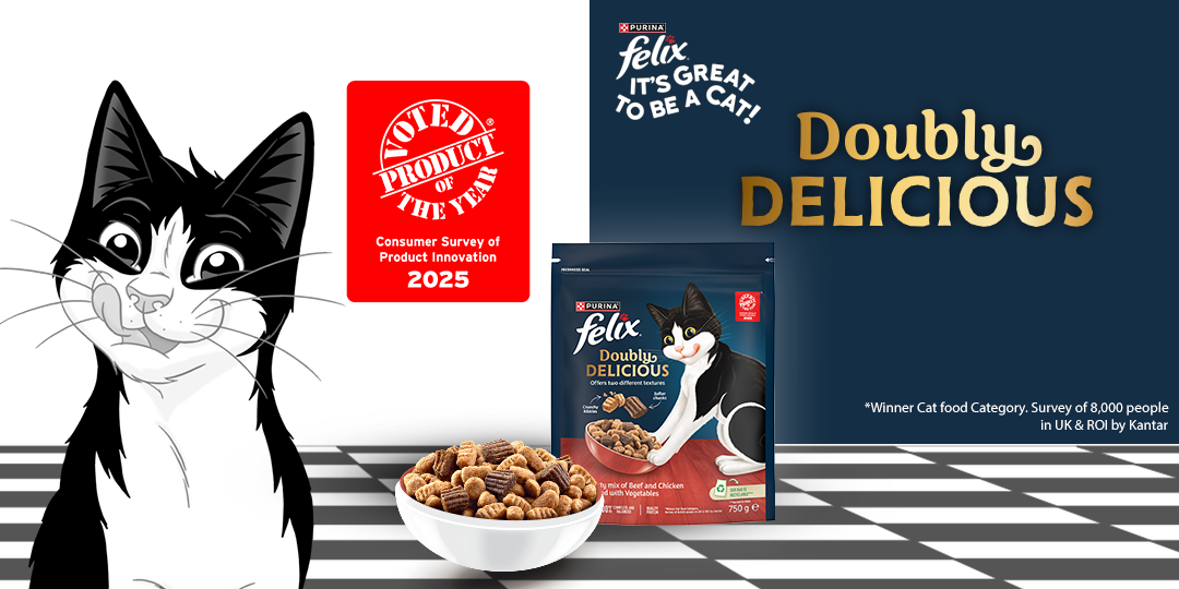 FELIX Doubly Delicious dry voted product of the year 2025