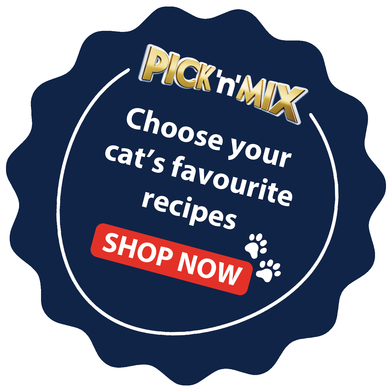 Pick 'n' Mix choose your cat's favourite recipes Shop Now
