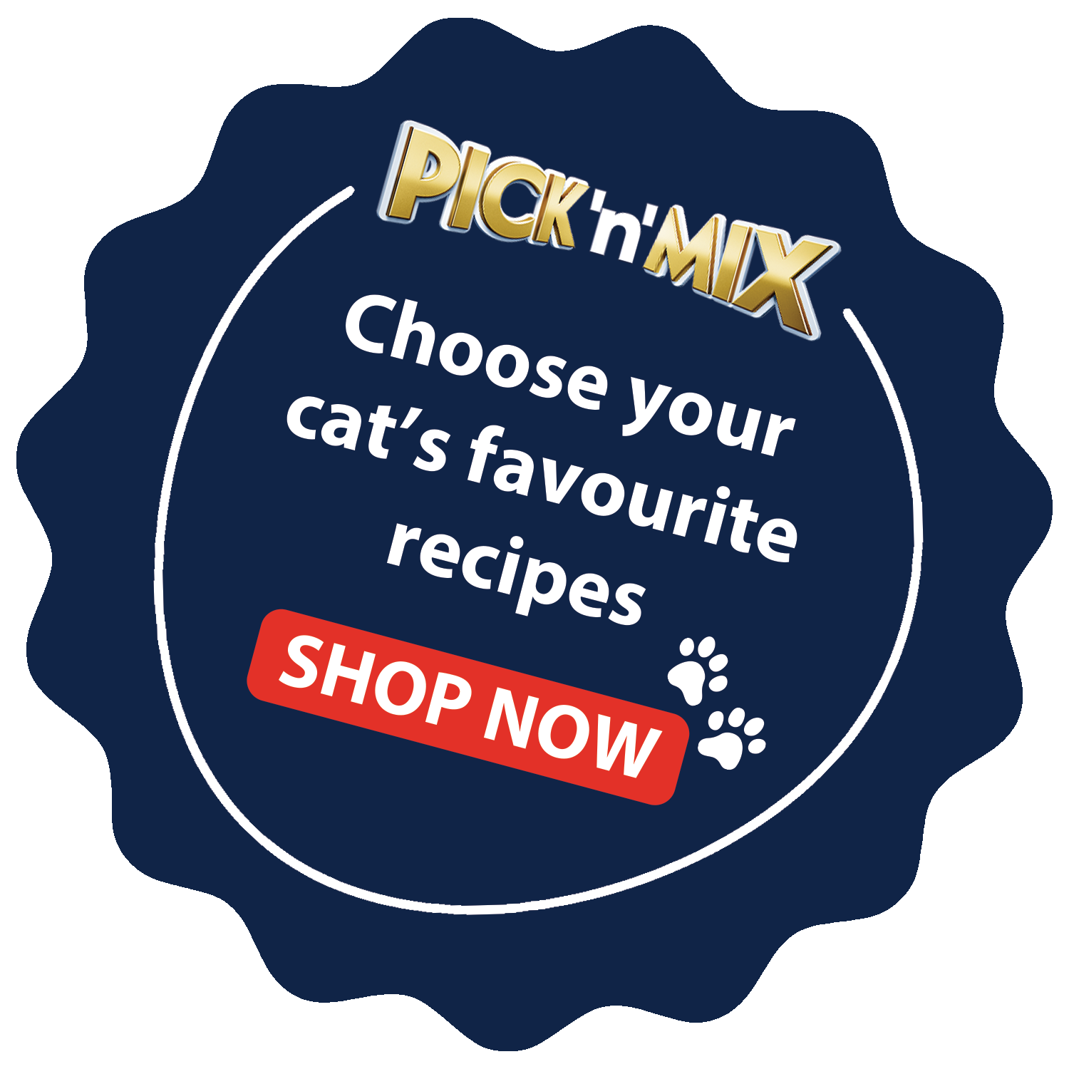 Pick 'n' Mix choose your cat's favourite recipes Shop Now
