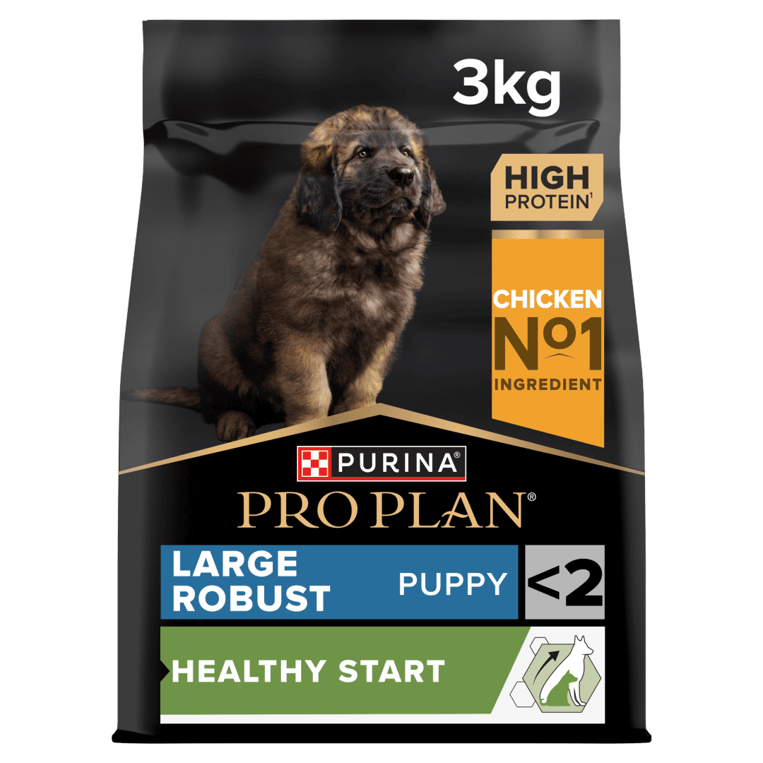 Purina Pro Plan Large Robust Puppy Healthy Start Chicken Dry Dog Food, 3kg