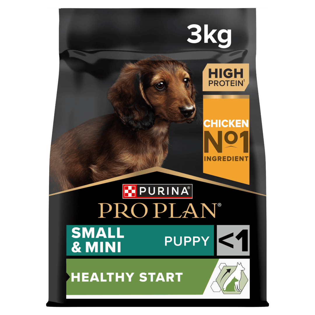 Purina Pro Plan Small & Mini Puppy Healthy Start Chicken Dry Dog Food, 3kg