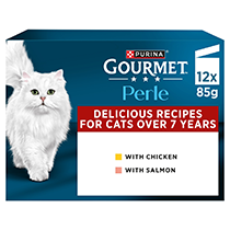 GOURMET™ Perle Senior 7+ Mini Fillets in Gravy Wet Cat Food