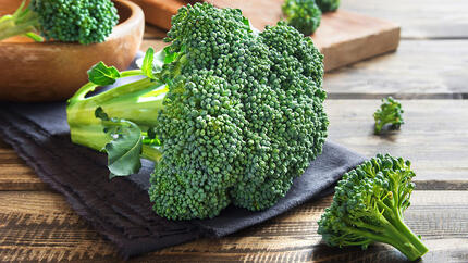 Broccoli on the table