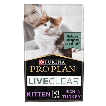 PRO PLAN® Kitten Allergen Reducing LIVECLEAR® Turkey Dry Cat Food