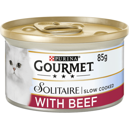 GOURMET® Solitaire Beef Wet Cat Food
