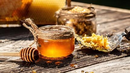 A jar of honey