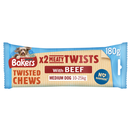 Bakers Meaty Twists with Beef