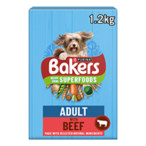 BAKERS® Beef with Vegetables Dry Dog Food