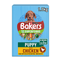 BAKERS® Puppy Chicken with Vegetables Dry Dog Food