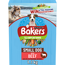 BAKERS® Small Dog Beef with Vegetables Dry Dog Food