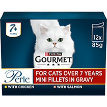 GOURMET® Perle 7+ Mini Fillets in Gravy Wet Cat Food