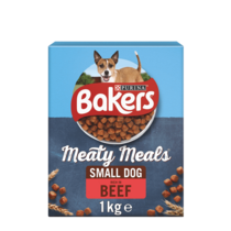 BAKERS® Meaty Meals™ with Beef Small Dog Dry Food 