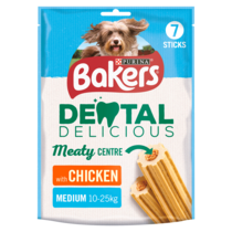 BAKERS® Dental Delicious Medium Dog Chicken Dog Chews