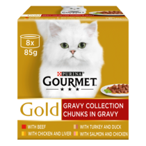 GOURMET® Gold Chunks in Gravy Collection Wet Cat Food