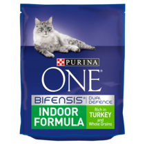 PURINA ONE Indoor Turkey and Wholegrain Dry Cat Food