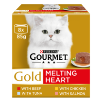 GOURMET® Gold Melting Heart Meat and Fish Wet Cat Food