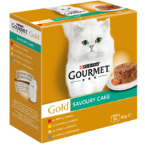GOURMET® Gold Savoury Cake Meat and Veg Variety Wet Cat Food