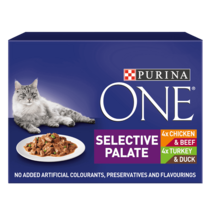 PURINA ONE® Mini Fillets Selective Palate Wet Cat Food