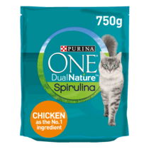 PURINA ONE Dual Nature Chicken and Spirulina Dry Cat Food