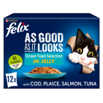 FELIX® As Good As it Looks Ocean Feasts in Jelly Wet Cat Food