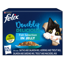 FELIX® Doubly Delicious Fish Selection Wet Cat Food