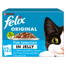 FELIX® Original Fish Selection in Jelly Wet Cat Food